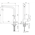 Miniatyrbild 4 av 4: Ideal Standard - CERALOOK engrepps diskbänksblandare med vridbar pip krom - BC174AA Ideal standard Grå Grå