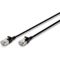 Miniatyrbild 1 av 2: LAN-kabel Cat 6A - DIGITUS - 3 m - Slim AWG 32/7 - 10 Gbit/s - F/FTP - PoE+ - LSZH
