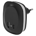 Miniatyrbild 3 av 3: Nattljus utanför barnomsorg Ledvance - LUNETTA EDGE SEN BL 830 USB A C BK LEDV