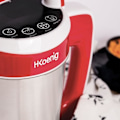 Miniatyrbild 4 av 5: Värmeblender - H.Koenig - MXC18 - 850 W - 1,1 L - Inox - 2 tillagningsprogram - röd Rött, grått och vitt