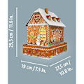 Miniatyrbild 3 av 5: 3D pussel Julhus i pepparkakor - Ravensburger - Monument 257 bitar - utan lim - byter färg - Från 8 år