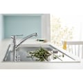 Miniatyrbild 2 av 6: GROHE Start Eco diskbänksblandare - Krom - Låg pip - Metall Krom