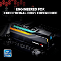 Miniatyrbild 2 av 3: G.Skill Trident Z5 RGB 32 GB (2 x 16 GB) DDR5 7200 MHz CL34 - Svart - Dual Channel Kit 2 DDR5 RAM-minnen PC5-57600 - F5-7200J34