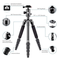 Miniatyrbild 2 av 4: Reserev tripod - SIRUI - AM-005K+D-10K - Anodiserad aluminium - Snabbfäste - Lätt