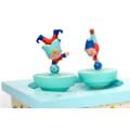 Miniatyrbild 3 av 4: Acrobats speldosa i trä - BYXA - Magneter - Grå - Baby - Blandad