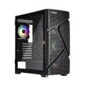 Miniatyrbild 1 av 4: Enermax - ECA-MS31-BB-ARGB - MarbleShell MS31 Black Gaming PC-fodral + 4 ARGB PWM-fläktar och VGA-stöd ingår