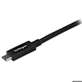 Miniatyrbild 2 av 2: USB-C till USB-C-kabel - STARTECH.COM - 1 m - 4K-stöd - Svart