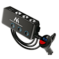Miniatyrbild 2 av 4: Maclean MCE218 12-24V 4xUSB PD QC cigarettändaradapter