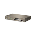 Miniatyrbild 3 av 4: Tenda Managed Gigabit Ethernet Switch, Web Managed Switch, 10 10-100-1000 Base-T Ethernet-portar, 2 1000 Base-X SFP 10-10 portar