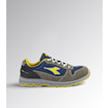 Miniatyrbild 1 av 5: Diadora RUN II TEXT S1P SRC ESD låga säkerhetsskor - Grå / Kungsblå - 44 Grå/kungsblå 35