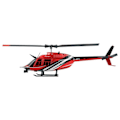 Miniatyrbild 3 av 3: Amewi Bell 206 CP Jet Ranger Radiostyrd Helikopter färdig att flyga (RtF)