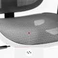 Miniatyrbild 6 av 6: Diablo V-Basic Ergonomic Office Chair 3D Andas Mesh Justerbara Armstöd (Vit-Grå) Vit grå