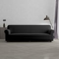 Miniatyrbild 1 av 4: Canape - soffa - divan italienskt sänglinne - CD-PB-nero-4P - Bielastisk Sofföverdrag "Piu Bello", Svart, 4 SITSER