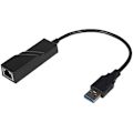 Miniatyrbild 1 av 2: USB 3.0-adapter - PREMIUMCORD - RJ45 Ethernet - 10/100/1000 Mbit - Svart - Plug and Play
