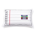 Miniatyrbild 2 av 4: Örngott - Eat Sleep Doodle - 75x50 cm - Syntetisk - Tvättbar - Rektangulär