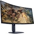 Miniatyrbild 2 av 4: Alienware AW3425DWM Spelmonitor 34" Curvo WQHD 180Hz HDR FreeSync Svart/Blå