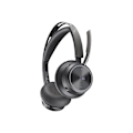 Miniatyrbild 1 av 3: Trådlös headset - HP - Voyager Focus 2 UC MC - Bluetooth/USB - Inbyggd mikrofon - Bulleravstängning Svart