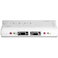 Miniatyrbild 2 av 6: TRENDnet TK-409K KVM 4 Port VGA USB + Audio + Kablar