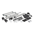 Miniatyrbild 4 av 4: Tripp Lite Mobile TV Golvstativ Cart Höjdjusterbar LCD 32-70" Display Stand för LCD-skärm aluminium, svart stål, silver...