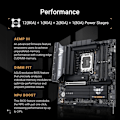 Miniatyrbild 3 av 6: Moderkort - ASUS - TUF Gaming B860M-PLUS WiFi - DDR5 - PCIe 5.0 - Wi-Fi 7
