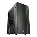 Miniatyrbild 3 av 4: Mars Gaming Mars Gaming MCM RGB Mini Tower Micro ATX-fodral med glaspanel (svart)