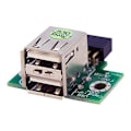 Miniatyrbild 1 av 3: Intern USB 2.0-adapter - STARTECH - 2x USB A till moderkortskontakt - F/F - 1 x IDC hona - 2 x Typ A