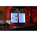 Miniatyrbild 1 av 2: LED display 2x A4 polyakryl Vit