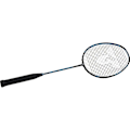 Miniatyrbild 2 av 3: Badmintonracket - Talbot-Torro - Isoforce 411 - 100% grafit - Lätt vikt - Isometriskt huvud svart-blå