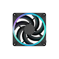 Miniatyrbild 3 av 6: PC-fläkt - FRACTAL DESIGN - Momentum 14 RGB - FDB - Belyst ARGB-ring Gen 2 - PWM-kontroll - Svart