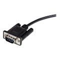 Miniatyrbild 3 av 4: DB9 RS232 seriell kabel i direkt anslutning - STARTECH.COM - Seriell kabelförlängning - 50 cm - Svart