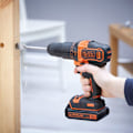 Miniatyrbild 3 av 5: Black & Decker BDCHD18KB borrskruvdragare 2x 18V batterilåda