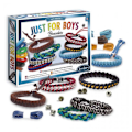 Miniatyrbild 1 av 2: Just For Boys SENTOSPHERE Armband Box - Smycken för pojkar i läder och åldrade silverpärlor Flerfärgad
