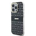 Miniatyrbild 6 av 6: Coque för iPhone 16 Pro - DKNY Hardcase Repeat Texture Pattern With Stripe (DKHMP16LHRHSEK) - Svart