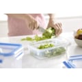 Miniatyrbild 4 av 6: Tefal Masterseal Fresh 3 matförvaringsbehållare 2,30 L + 1 L + 0,55 L, Lufttät, BPA-fri, Mikrovågsugn K3028912 klar och blå