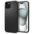 Miniatyrbild 1 av 6: Spigen Liquid Air - Fodral för iPhone 15 (mattsvart) Matte svart