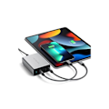 Miniatyrbild 4 av 6: USB-C-laddare - Satechi - 165W PD GaN - 4 portar - Rymdgrå - Galliumnitrid