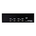 Miniatyrbild 3 av 3: STARTECH USB KVM-switch - 2 DVI-skärmar - För 4 datorer med ljud