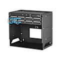 Miniatyrbild 3 av 4: STARTECH 8U Väggmonterat serverställ i massivt stål med inbyggd hylla - Väggmonterbart serverskåp - Väggfäste