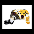 Miniatyrbild 1 av 6: Nintendo Switch trådbunden handkontroll - POWER A - Pikachu vs Meowth Gul