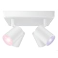 Miniatyrbild 3 av 3: WiZ Wi-Fi IMAGEO färg LED-spotlights, 4x5W, Vit
