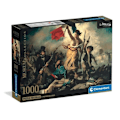 Miniatyrbild 2 av 3: Pussel Compact 1000 bitar: Delacroix - Frihetsledande människor