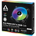 Miniatyrbild 3 av 3: Fläkt för PC -fodral - ARCTIC - P12 PWM PST ARGB - 120 mm LED ARGB -fläkt (ACFAN00231A)