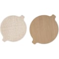 Miniatyrbild 1 av 4: Infällningsskydd för varmluftsfrityr - Ej specificerat - 2 stycken - Beige - Återanvändbara - Non-stick