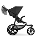 Miniatyrbild 4 av 4: HAUCK Buggy Pushchair - Svart - 3 hjul Runner 2 Svart