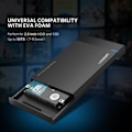Miniatyrbild 2 av 4: Extern hårddiskhölje 2,5" SATA HDD SSD - UGREEN - Plug & Play - 5Gbps - Svart