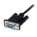 Miniatyrbild 2 av 4: StarTech SCNM9FM1MBK Null Modem-kabel Kryssad Seriell 1 m Svart - 0065030850513