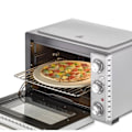 Miniatyrbild 2 av 4: Four électrique - Caso - TO 26 SilverStyle - 5 i 1 - Pizzasten ingår - 230 °C max Pengar