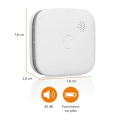 Miniatyrbild 3 av 4: Smartwares rökdetektor - FSM-12601 - Ansluten rökdetektor -85 DB - Uppfyller standard EN-14604
