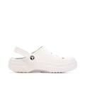 Miniatyrbild 2 av 3: Crocs Unisex White Baya Fodrade Clog Sandaler - CROCS - Hartskonstruktion - Pälsfoder Vit 41