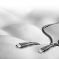 Miniatyrbild 2 av 5: Cellularline Soft Cable - USB-C till Lightning-kabel certifierad MFi 1,2 m (svart)